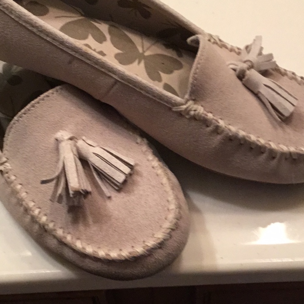 Lands End Suede tasseled Loafers - Picture 6 of 11